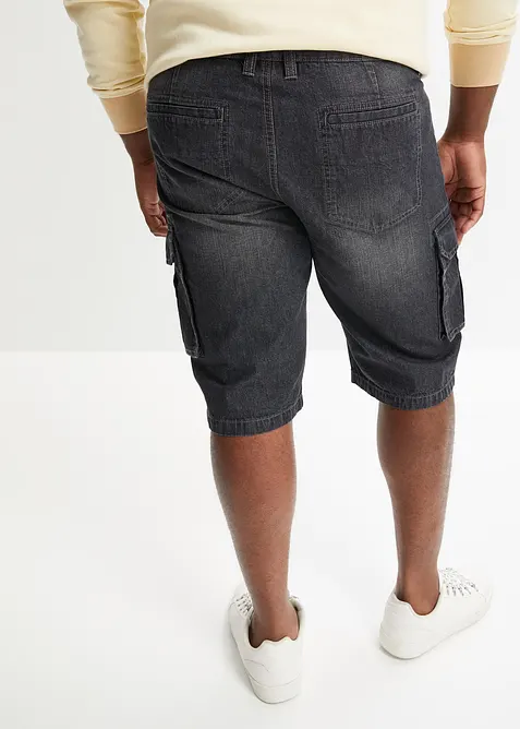 Cargo jeans bermuda, relaxed fit, bonprix
