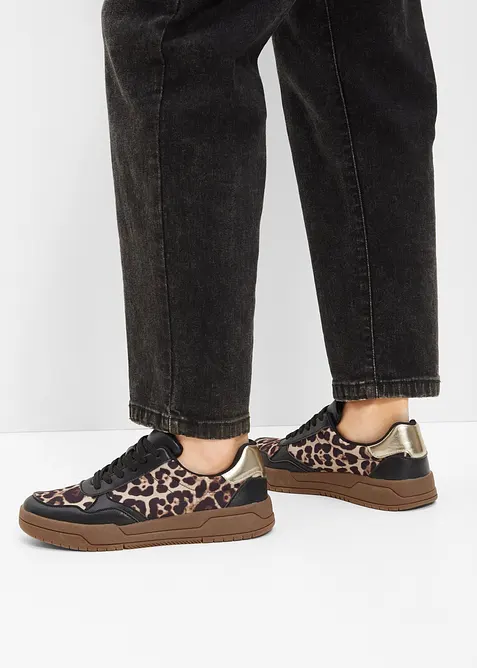 Sneakers met animal print, bonprix