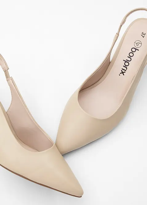 Slingpumps met blokhak, bonprix