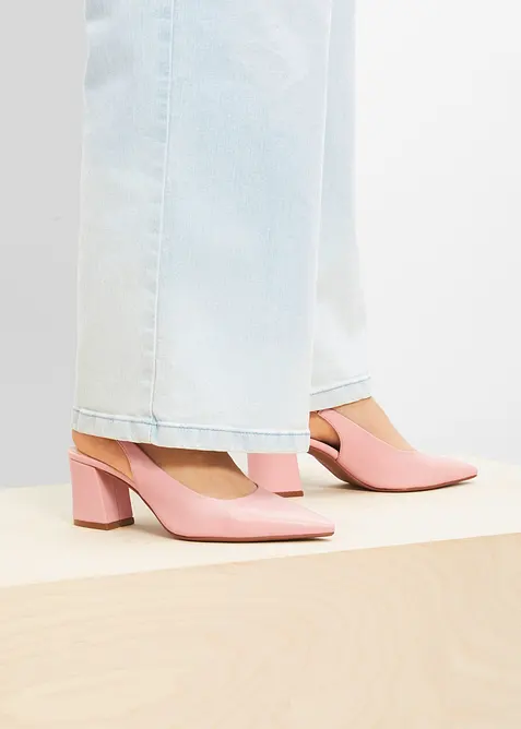 Slingpumps met blokhak, bonprix