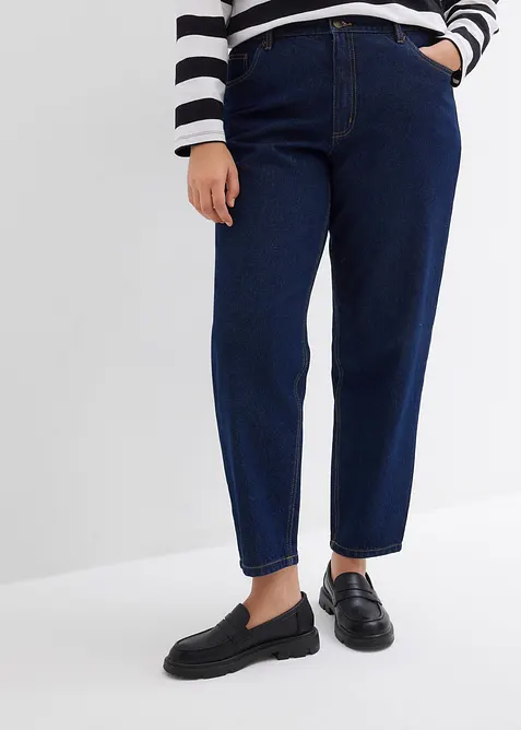 Mom jeans high waist, cropped, bonprix