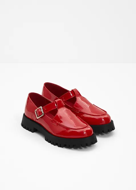 Chunky loafers met cut-outs, bonprix