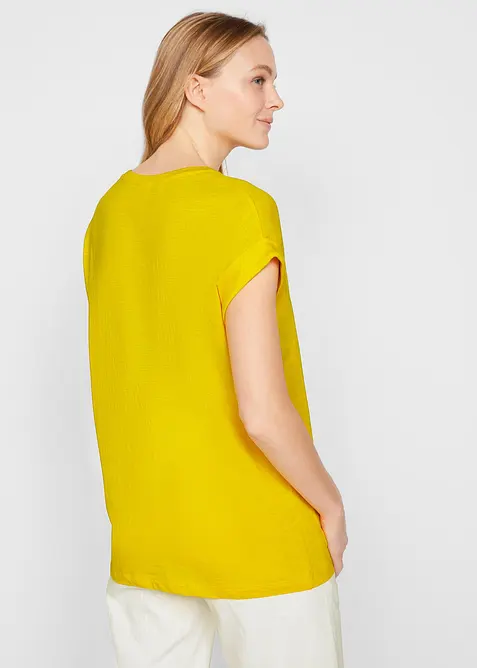 Longshirt van biologisch katoen (set van 2), bonprix