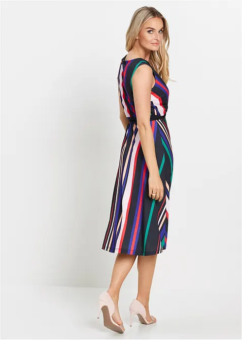 Shirtjurk met strikceintuur, bonprix