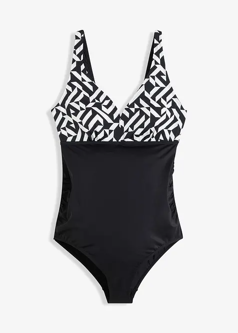 Zwangerschapsbadpak met V-hals, bonprix