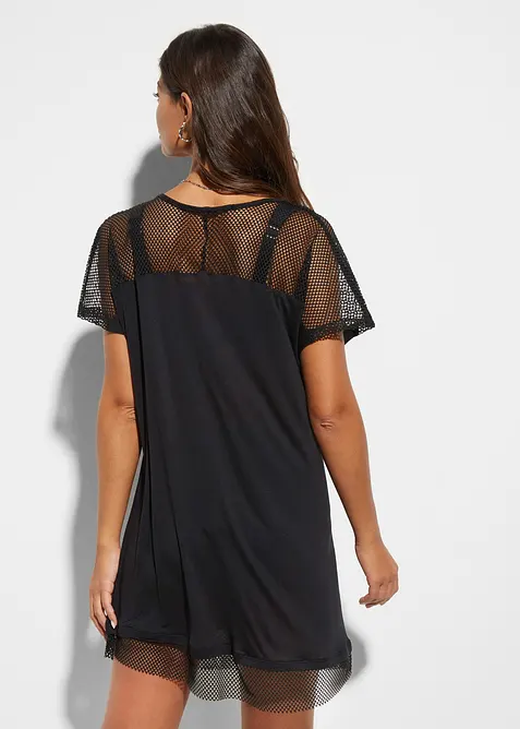 Lang strandshirt van viscose, bonprix