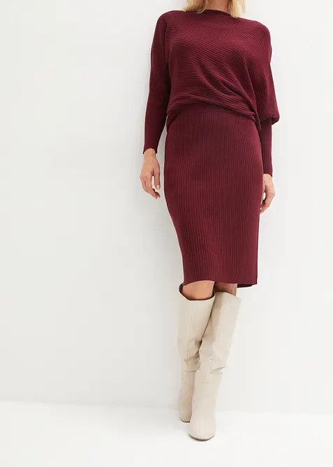 Gebreide rok van een zachte viscosemix, bonprix