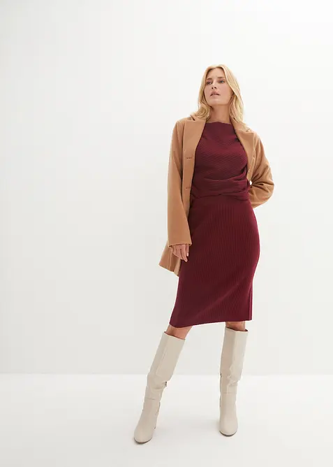 Gebreide rok van een zachte viscosemix, bonprix