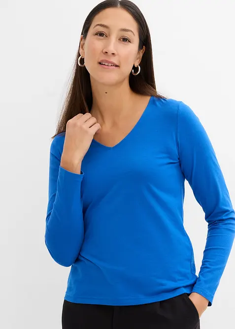 Longsleeve met biologisch katoen, bonprix