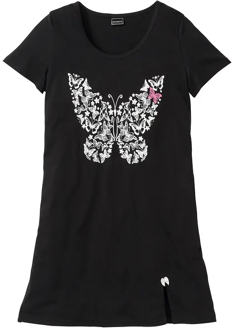 Kort nachthemd van biologisch katoen, bonprix