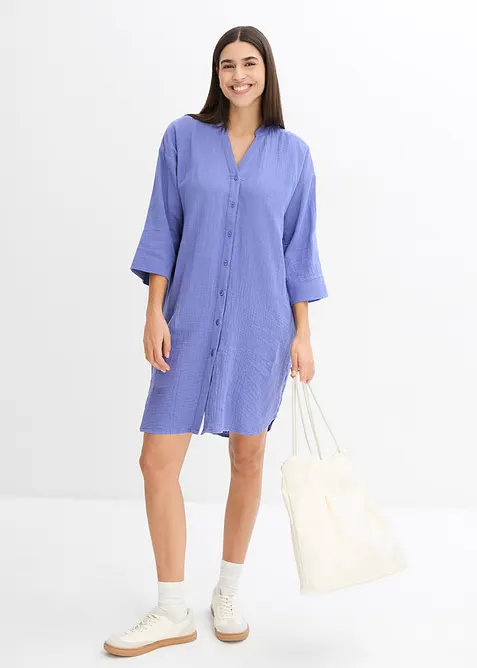 Overhemdjurk van mousseline, bonprix