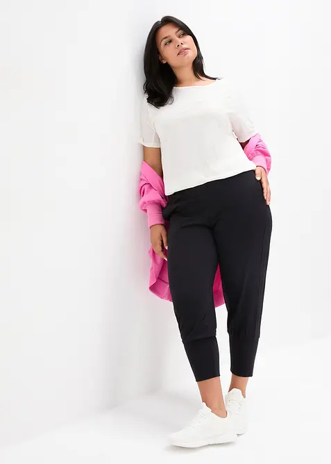 Capribroek van zacht materiaal, bonprix