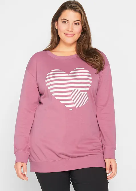 Katoenen longsleeve met print, bonprix