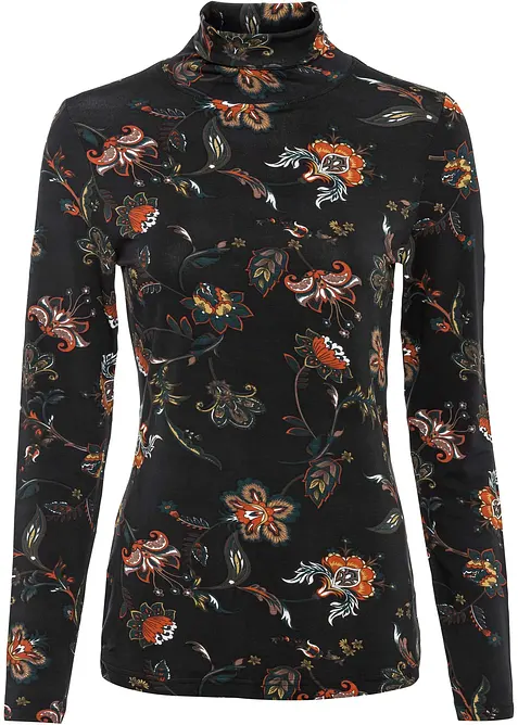 Longsleeve met rolkraag, bonprix