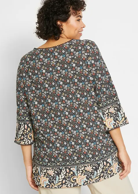 Shirt tuniek van viscose, bonprix