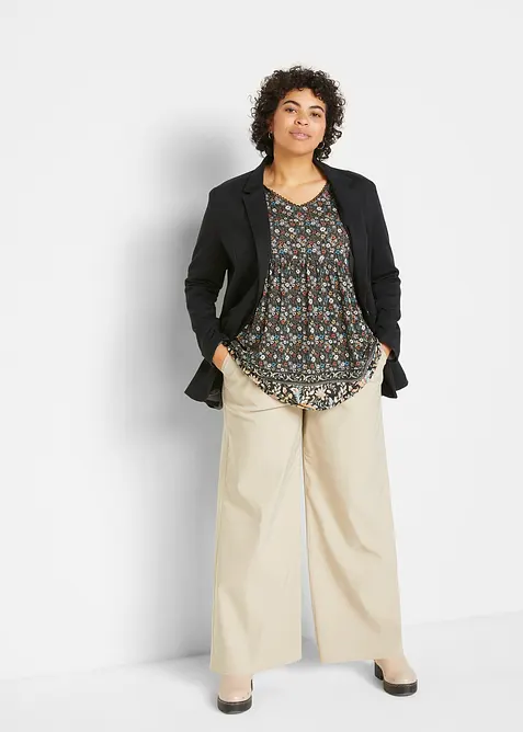 Shirt tuniek van viscose, bonprix