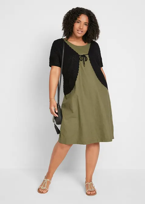 Gehaakte bolero, korte mouw, bonprix