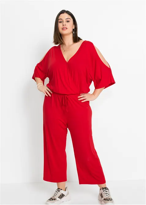 Jersey jumpsuit van vloeiende viscose, bonprix