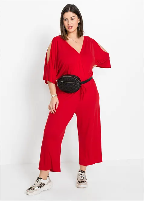 Jersey jumpsuit van vloeiende viscose, bonprix