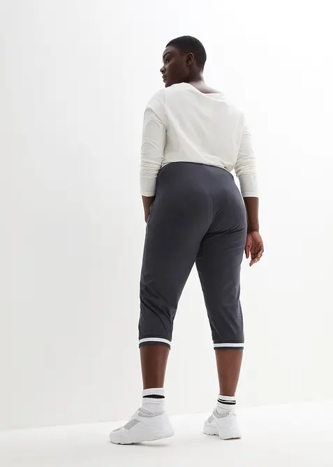 3/4 joggingbroek in een katoen-wolmix, bonprix