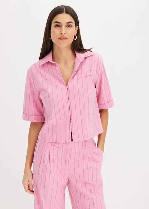 Krijtsteep blouse, bonprix