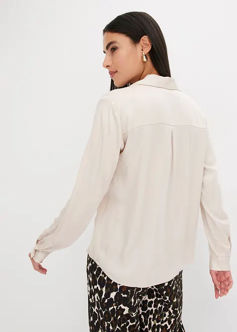 Blouse van prachtig satijn, bonprix