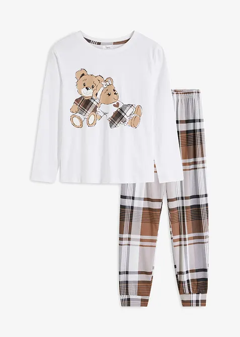 Meisjes pyjama van katoen (2-dlg. set), bonprix