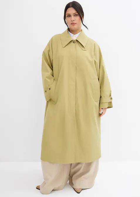Trenchcoat met kleppen, bonprix