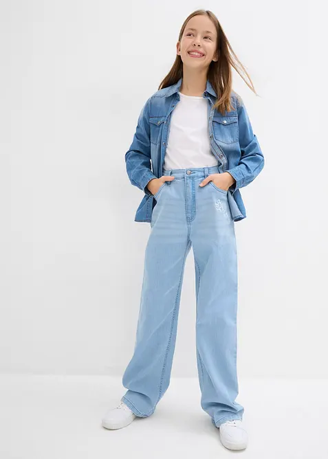 Jeans met wijde pijpen, bonprix