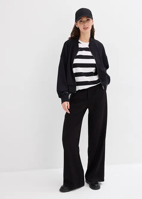 Bomber van zachte viscosemix, bonprix