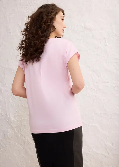 Shirt met zijde, bonprix