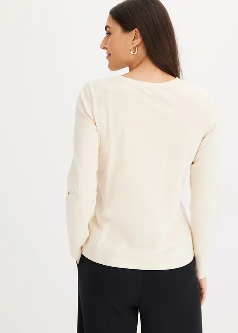 Longsleeve met biologisch katoen, bonprix