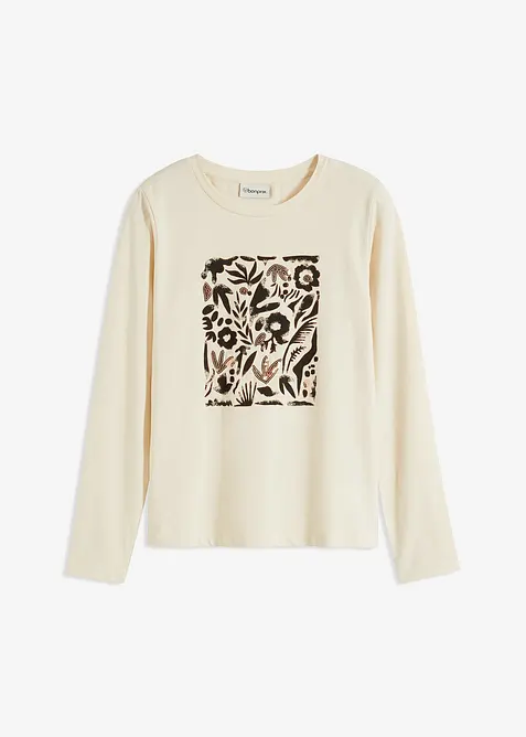 Longsleeve met biologisch katoen, bonprix