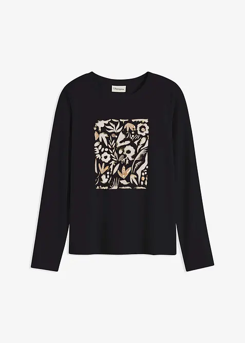 Longsleeve met biologisch katoen, bonprix