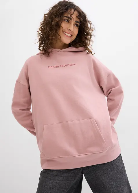 Oversized hoodie van biologisch katoen, bonprix