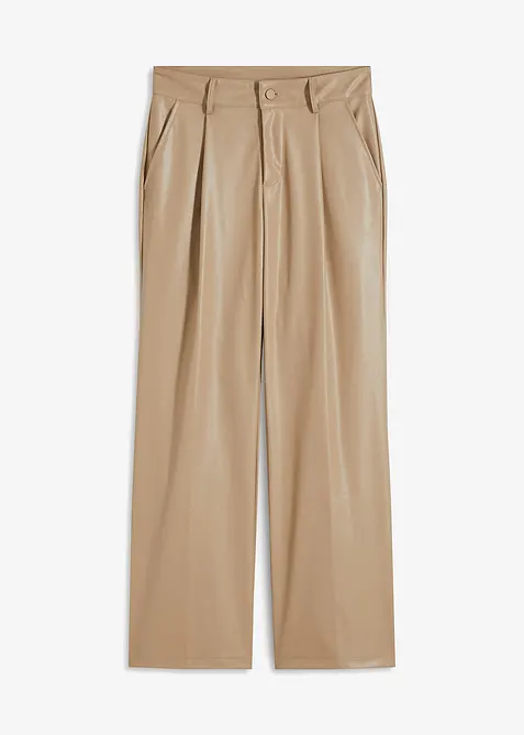 Imitatieleren broek, bonprix