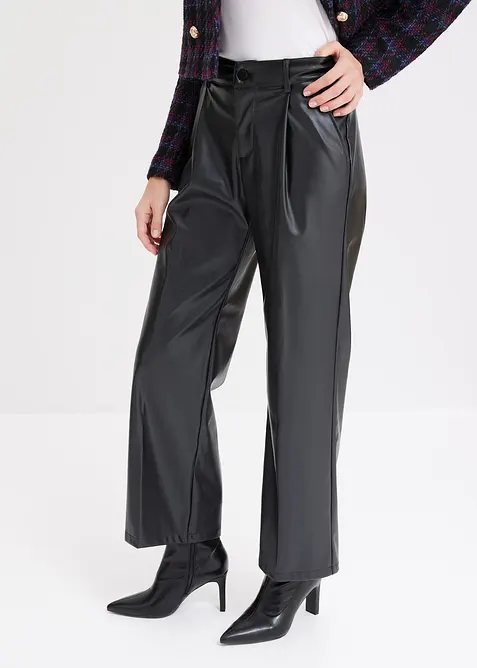 Imitatieleren broek, bonprix