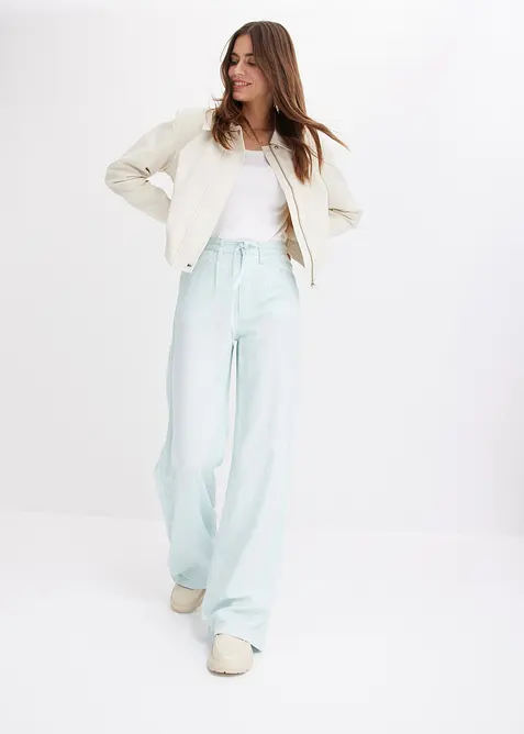 Katoenen longsleeve met ronde hals, bonprix