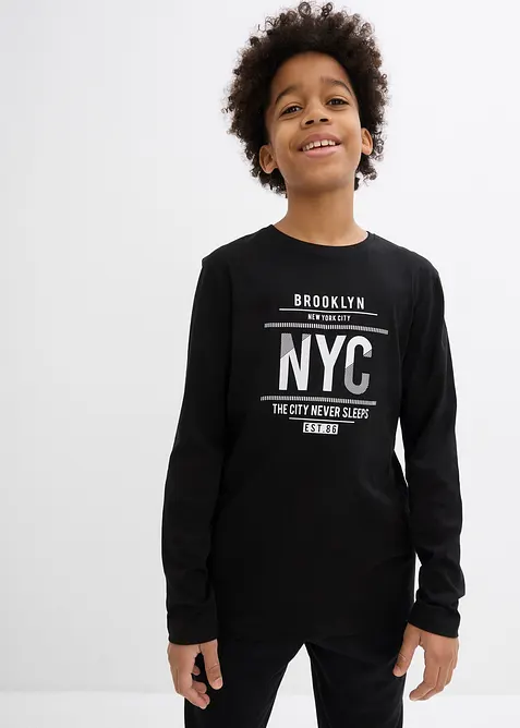 Longsleeve van biologisch katoen, bonprix