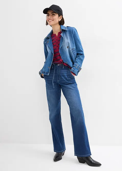 Straight jeans, high waist, bonprix