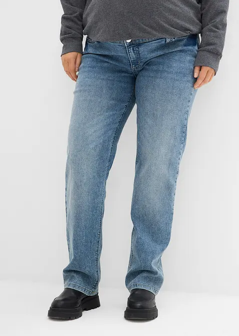 2-in-1 zwangerschapsjeans voor de zwangerschap en daarna, straight, bonprix
