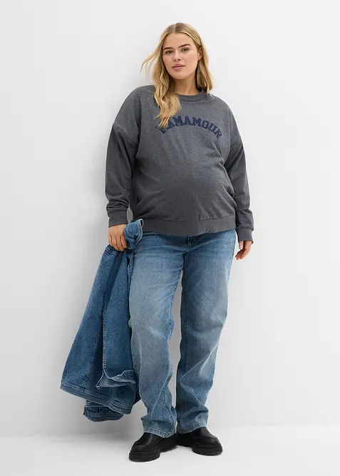 2-in-1 zwangerschapsjeans voor de zwangerschap en daarna, straight, bonprix