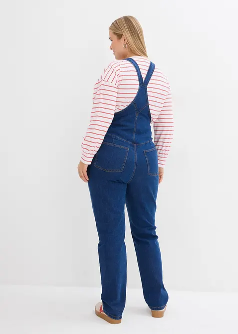 Zwangerschapstuinbroek met verstelbare buikwijdte, straight leg, bonprix