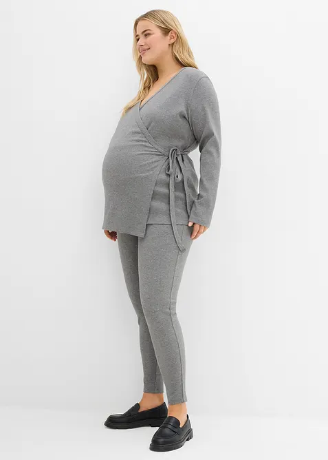 Zwangerschapsshirt met comfortabele legging (2-dlg. set), bonprix
