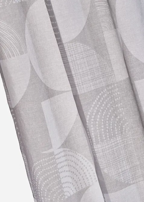 Transparant gordijn met print (1 stuk), bonprix