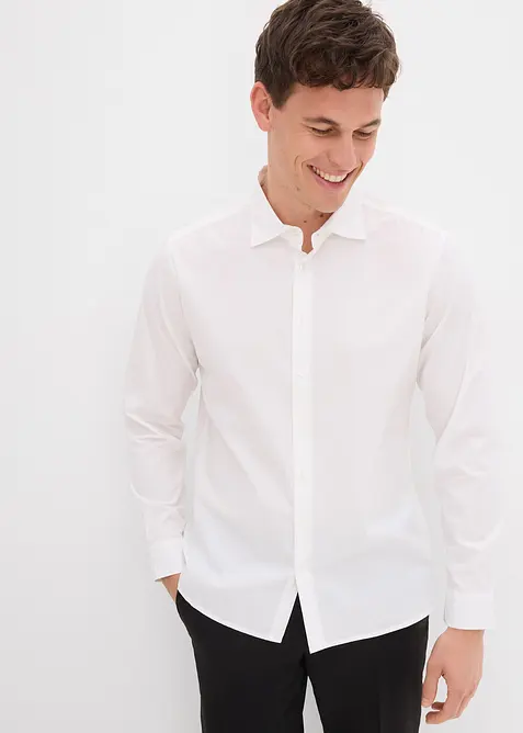 Business overhemd van katoen, regular fit, bonprix