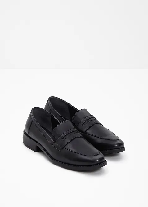 Leren loafers, bonprix