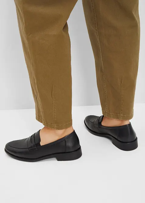 Leren loafers, bonprix