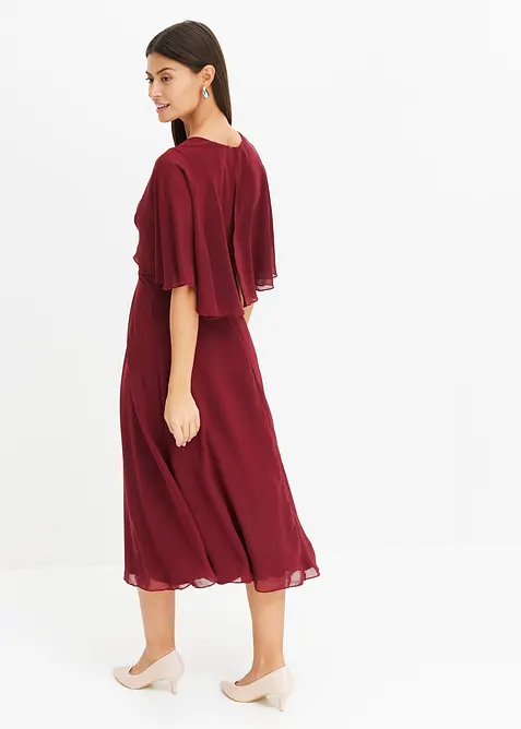 Chiffon jurk met strass, bonprix