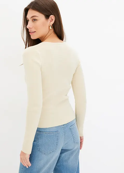 Fijn gebreide trui, bonprix